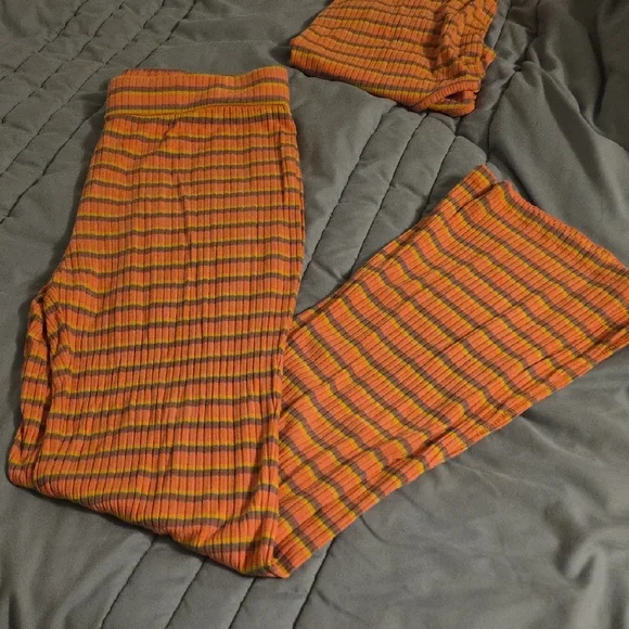 O'Neill Orange and Pink Striped Set - Picture 4 of 8